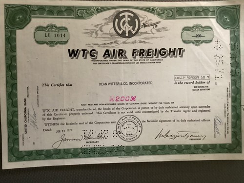 Trasporto aereo wtc - aereo,