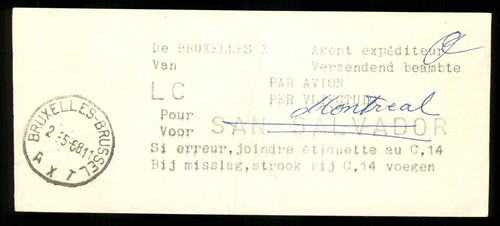 Air freight receipt - air,
