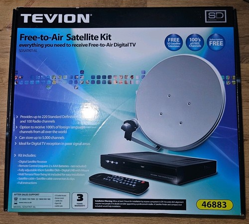 Kit satellitare tevion free - kit,
